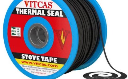 Ruban d'étanchéité pour cuisinières, résistant aux hautes températures