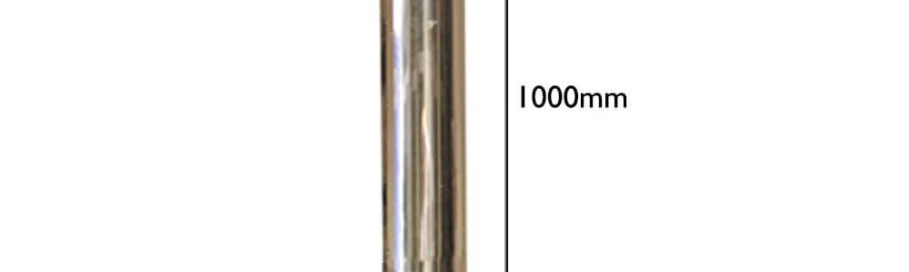 Abgasrohr, das die Abgase aus dem Herd ableitet