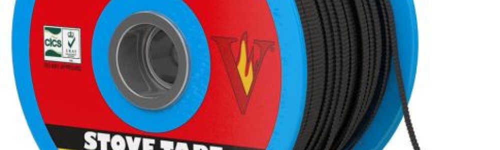 Ruban d'étanchéité pour cuisinières, résistant aux hautes températures